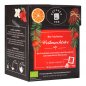 Preview: Bio Früchtetee Weihnachtstee, -Set- 6 Faltschachteln mit je 15 Pyramidenbeutel einzeln kuvertiert à 3g
